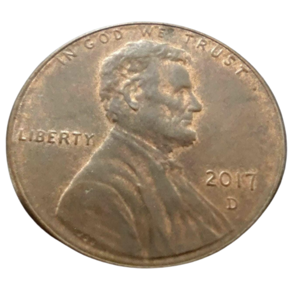 Moeda 1 Cent 2017 Letra D - EUA