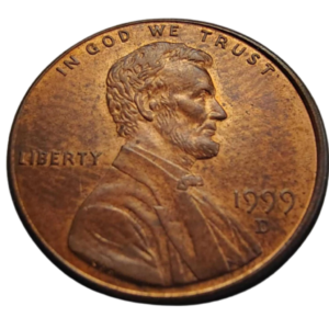 Moeda 1 Cent 1999 Letra D - EUA