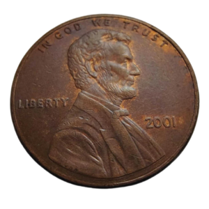 Moeda 1 Cent 2001 - EUA