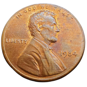 Moeda 1 Cent 1984 - EUA