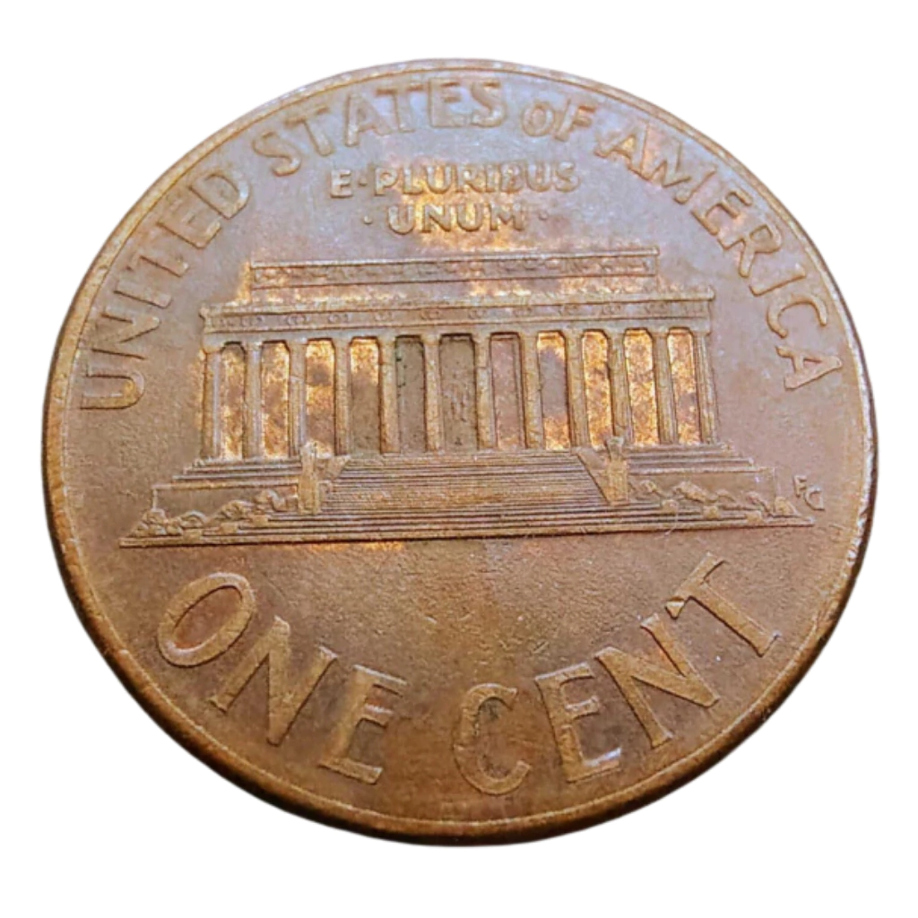Moeda 1 Cent 2000 letra D - EUA - Imagem 2