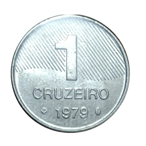 Moeda 1 Cruzeiro 1979 Brasil - SOB