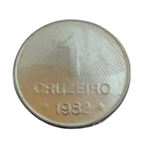 Moeda 1 Cruzeiro 1982 Brasil - MBC