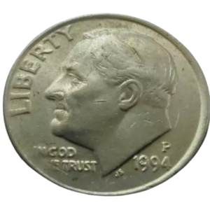 Moeda 1 Dime 1994 Letra P - EUA