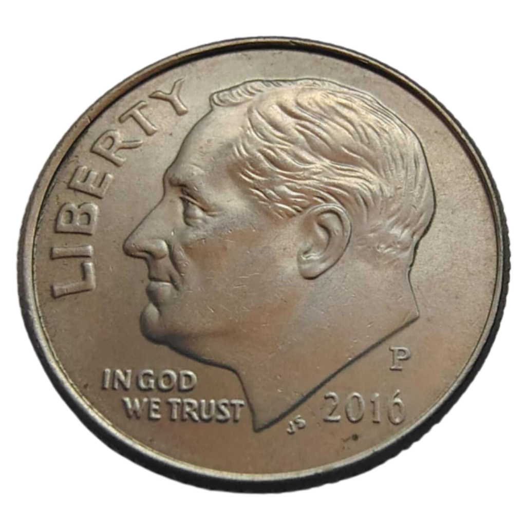 Moeda 1 Dime 2016 Letra P - EUA