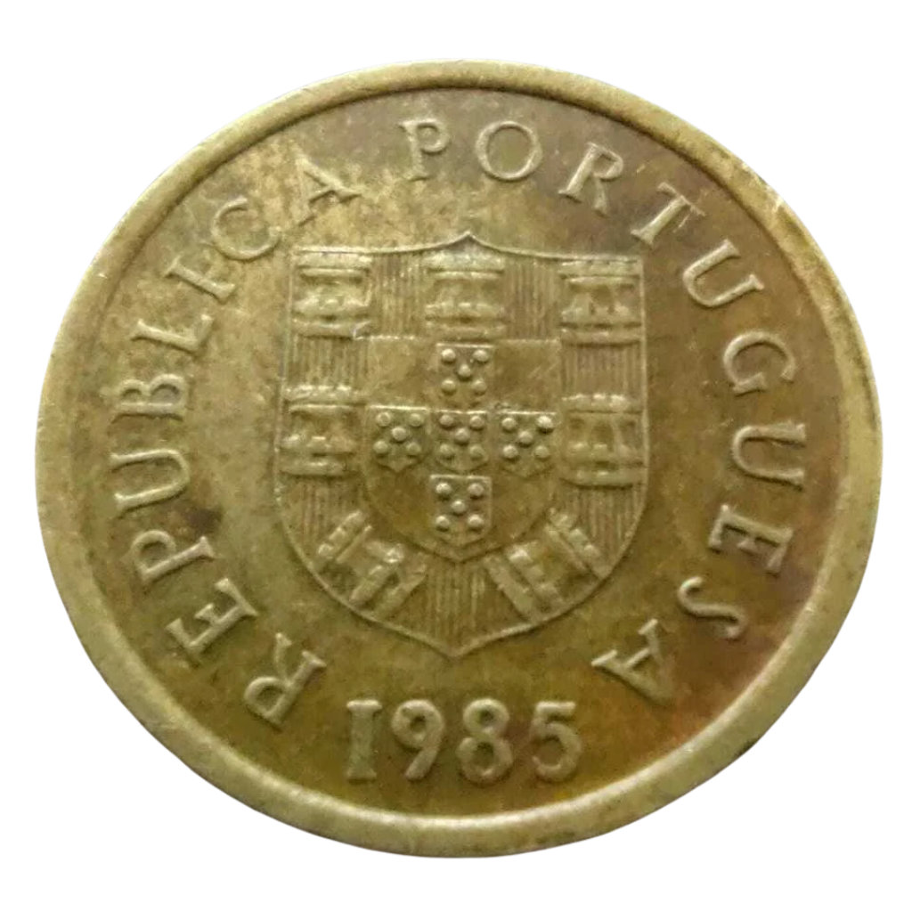 Moeda 1 Escudo 1985 - Portugal - Imagem 2