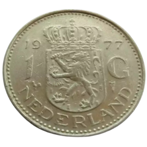 Moeda 1 Florim 1977 - Holanda