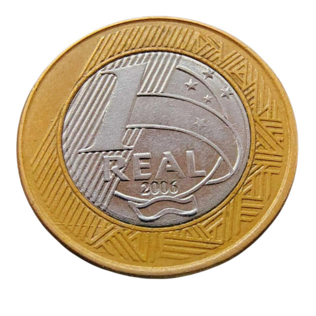 Moeda 1 Real 2006 Brasil – MBC