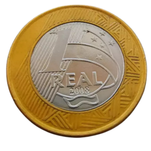 Moeda 1 Real 2008 Brasil – MBC