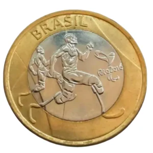 Moeda 1 Real 2015 Atletismo Paralímpico