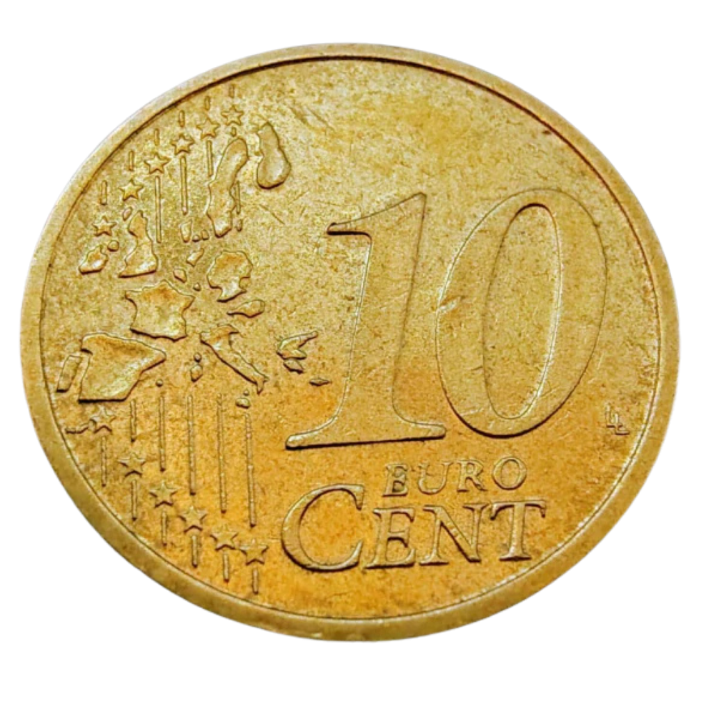 Moeda 10 Cent Euro 2002- Áustria - Imagem 2
