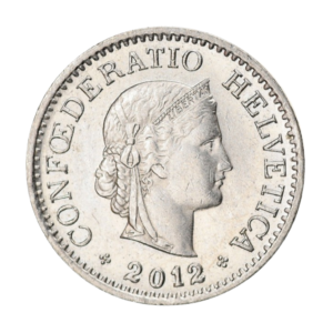 Moeda 10 Rappen 2012 Suíça