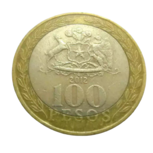 Moeda 100 Pesos 2012 Povos Originários - Chile