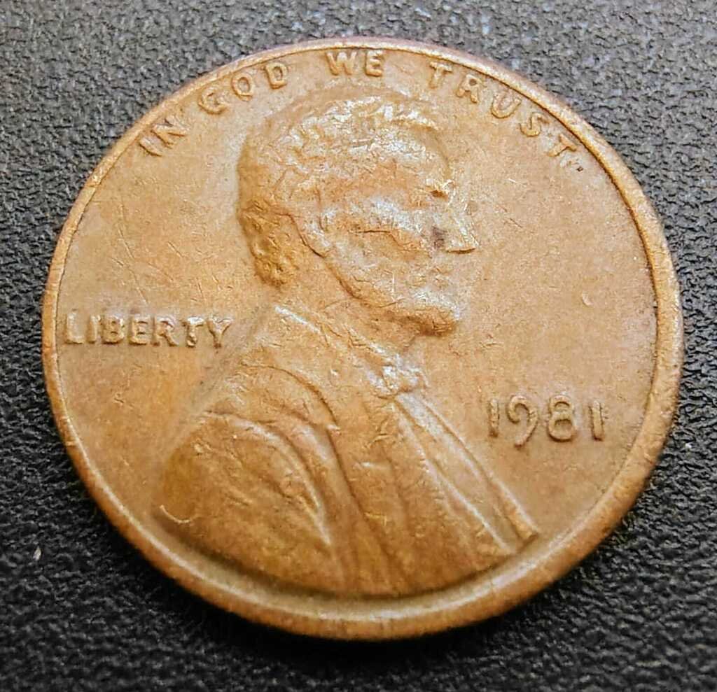 Moeda 1 Cent 1981 - EUA - Imagem 2