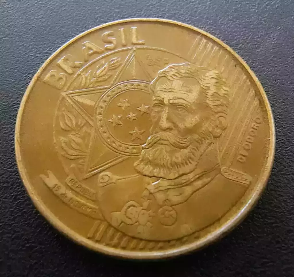 Moeda 25 Centavos 2007 Brasil - MBC - Imagem 2