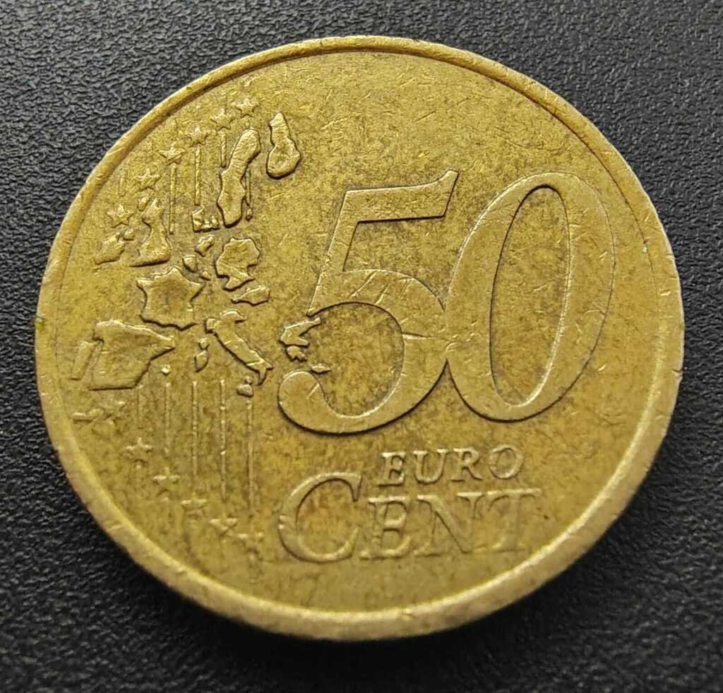 Moeda 50 Cents Euro 2001 - França - Imagem 4