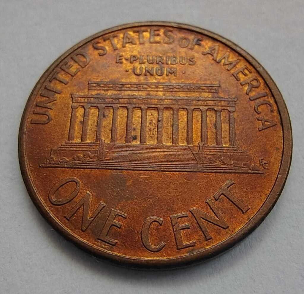 Moeda 1 Cent 1995 - EUA - Imagem 2
