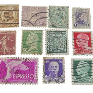 Lote com 11 Selos estrangeiros