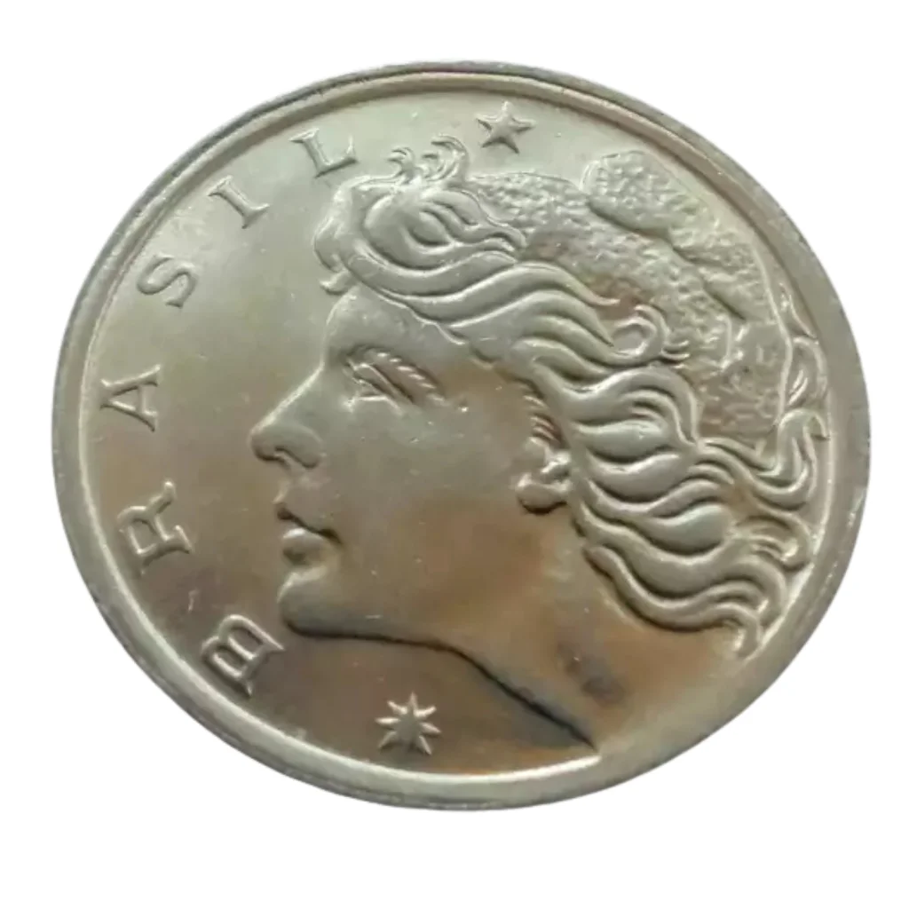Moeda 2 Centavos 1969 Brasil - MBC - Imagem 2