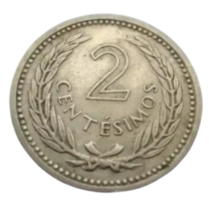 Moeda 2 Centésimos 1953 - Uruguai