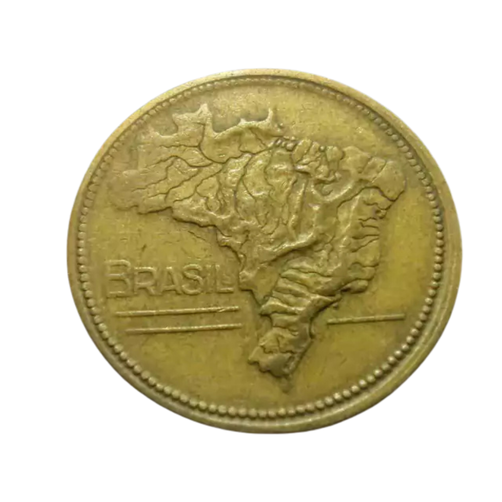 Moeda 2 Cruzeiros 1946 Brasil - MBC - Imagem 2