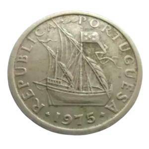 Moeda 2.5 Escudos 1975 - Portugal