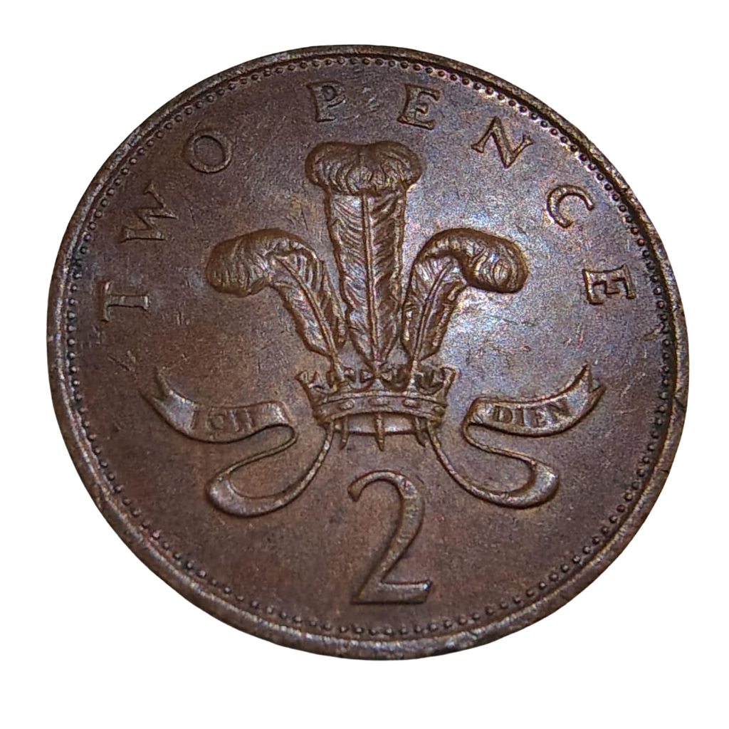 Moeda 2 Pence 1988 - Reino Unido - Imagem 2