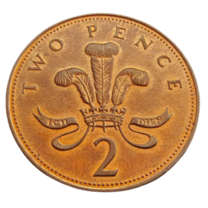 Moeda 2 Pence 1997 - Reino Unido