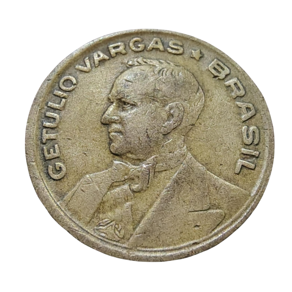 Moeda 20 Centavos 1946 Getúlio Vargas Brasil - MBC