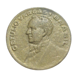 Moeda 20 Centavos 1947 Getúlio Vargas Brasil - MBC