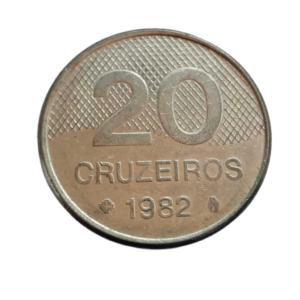 Moeda 20 Cruzeiros 1982 Brasil - MBC
