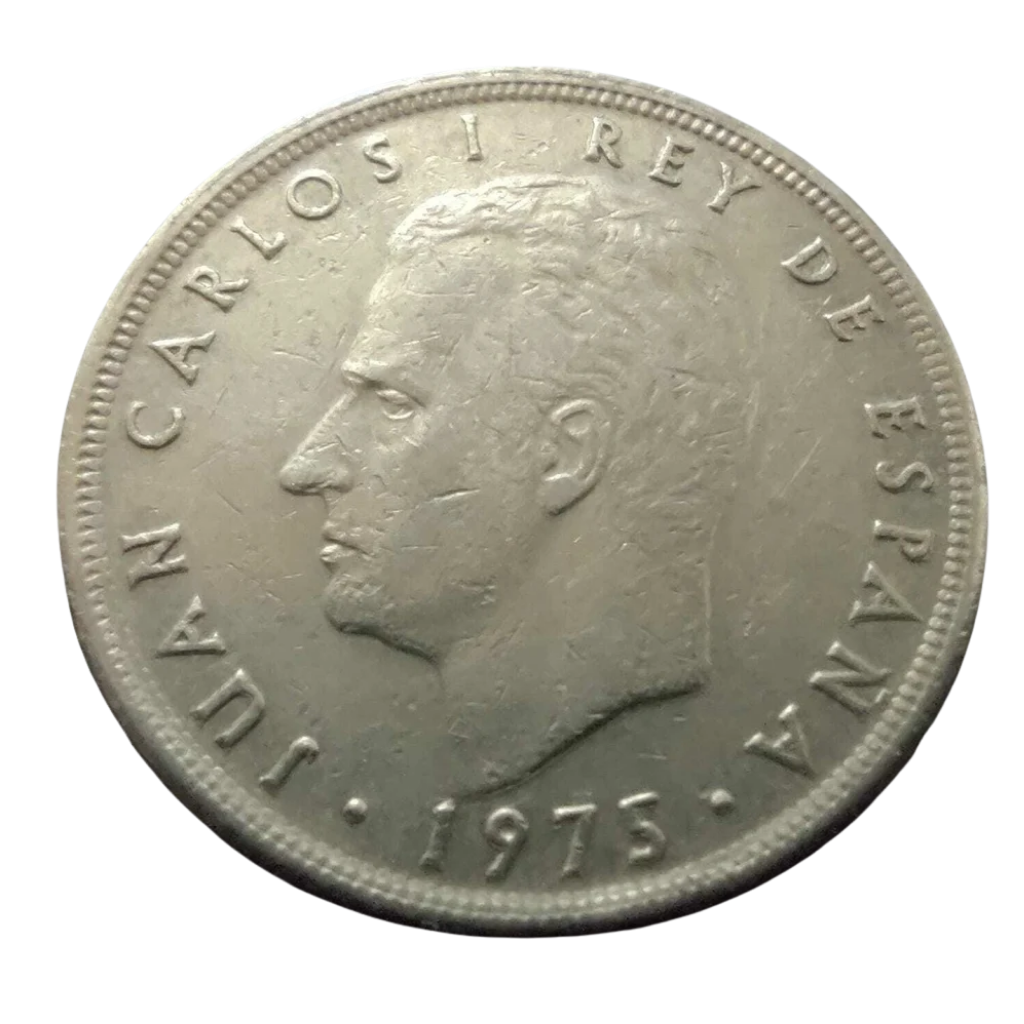 Moeda 5 Pesetas 1975 Estrela 78 - Espanha - Imagem 2