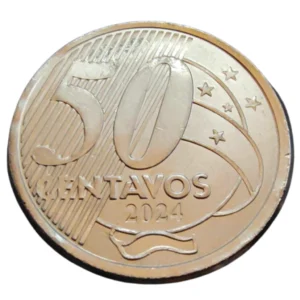 Moeda 50 Centavos 2024 Brasil - FC