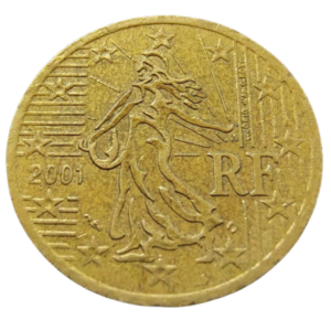 Moeda 50 Cents Euro 2001 - França