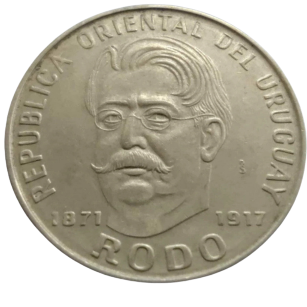 Moeda 50 Pesos 1971 Comemorativa - Uruguai