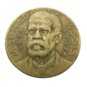 Moeda 500 réis 1939 Brasil - Machado de Assis