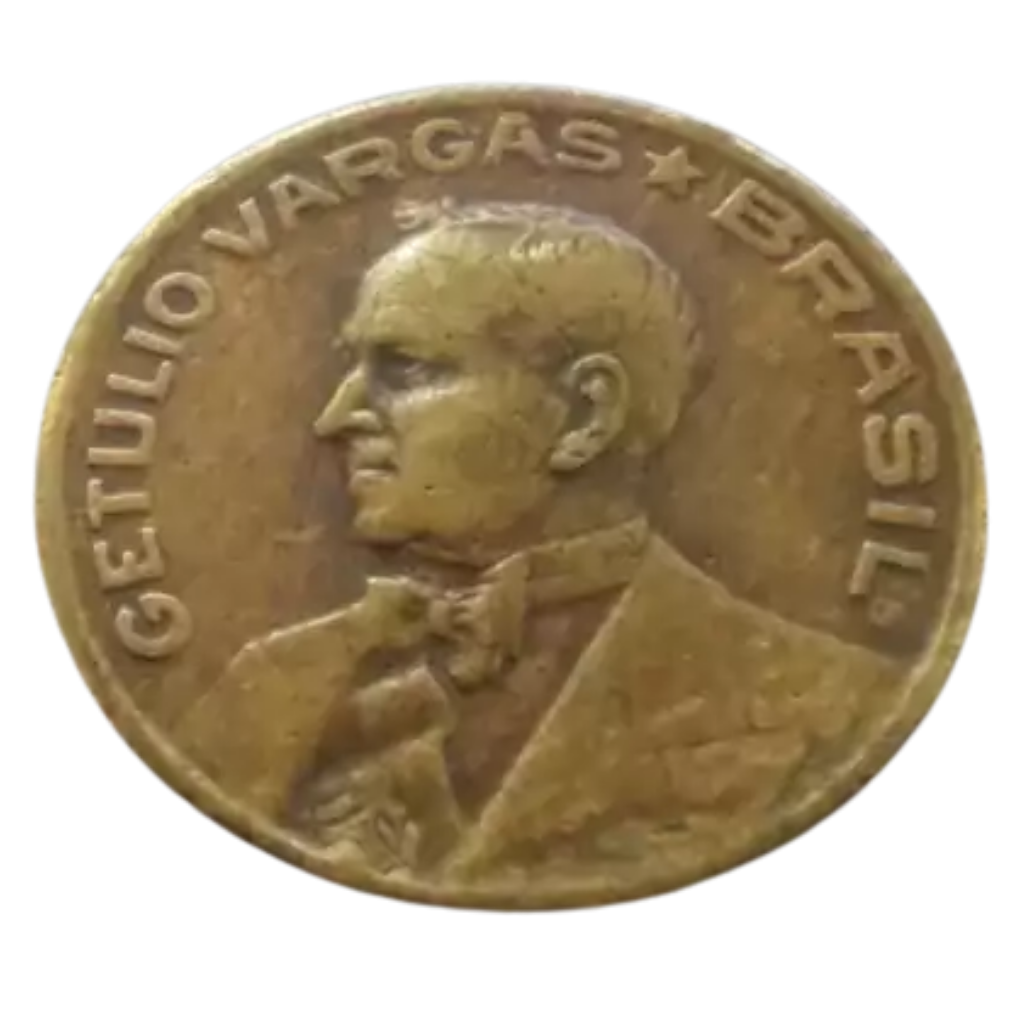 Moeda 10 Centavos 1943 Getúlio Vargas