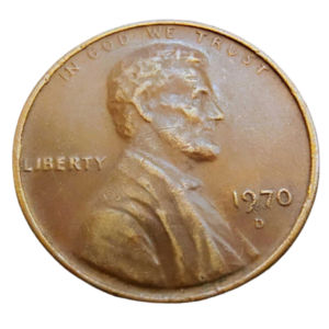 Moeda 1 Cent 1970 Letra D - EUA