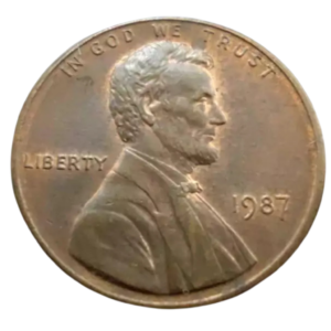Moeda 1 Cent 1987 - EUA