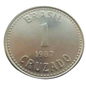Moeda 1 Cruzado 1987 Brasil - SOB