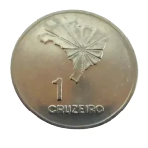 Moeda 1 Cruzeiro 1972 Brasil - MBC