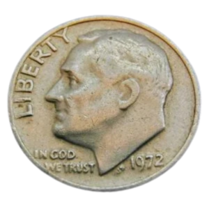 Moeda 1 Dime 1972 - EUA