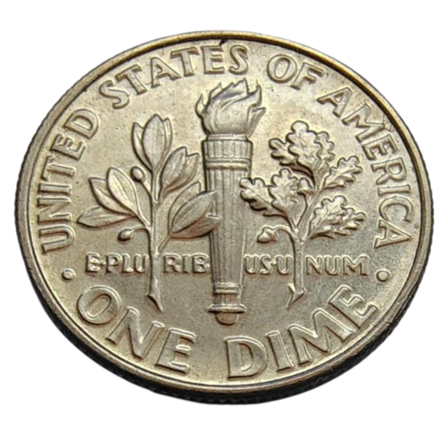 Moeda 1 Dime 2022 Letra P - EUA - Imagem 2