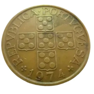 Moeda 1 Escudo 1974 - Portugal