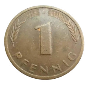 Moeda 1 Pfennig 1981 - Alemanha