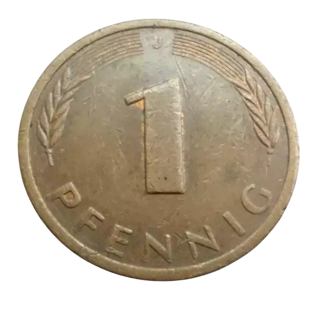 Moeda 1 Pfennig 1981 - Alemanha