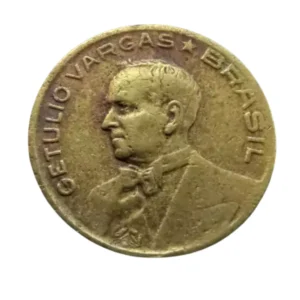Moeda 10 Centavos 1946 Getúlio Vargas Brasil - MBC