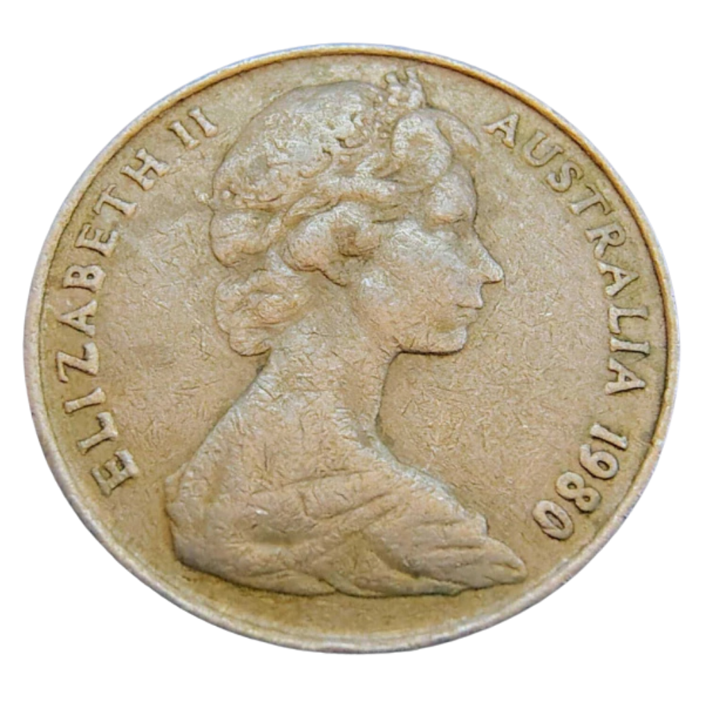 Moeda 10 Cêntimos 1980 - Austrália