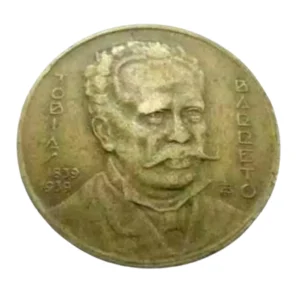 Moeda 1000 Réis 1939 Tobias Barreto Brasil - MBC