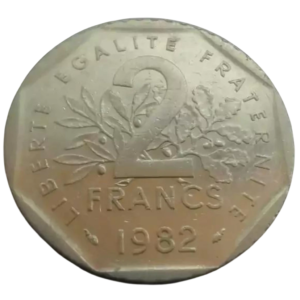 Moeda 2 Francos 1982 - França